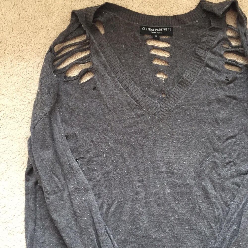Central Park West V-neck Sweater